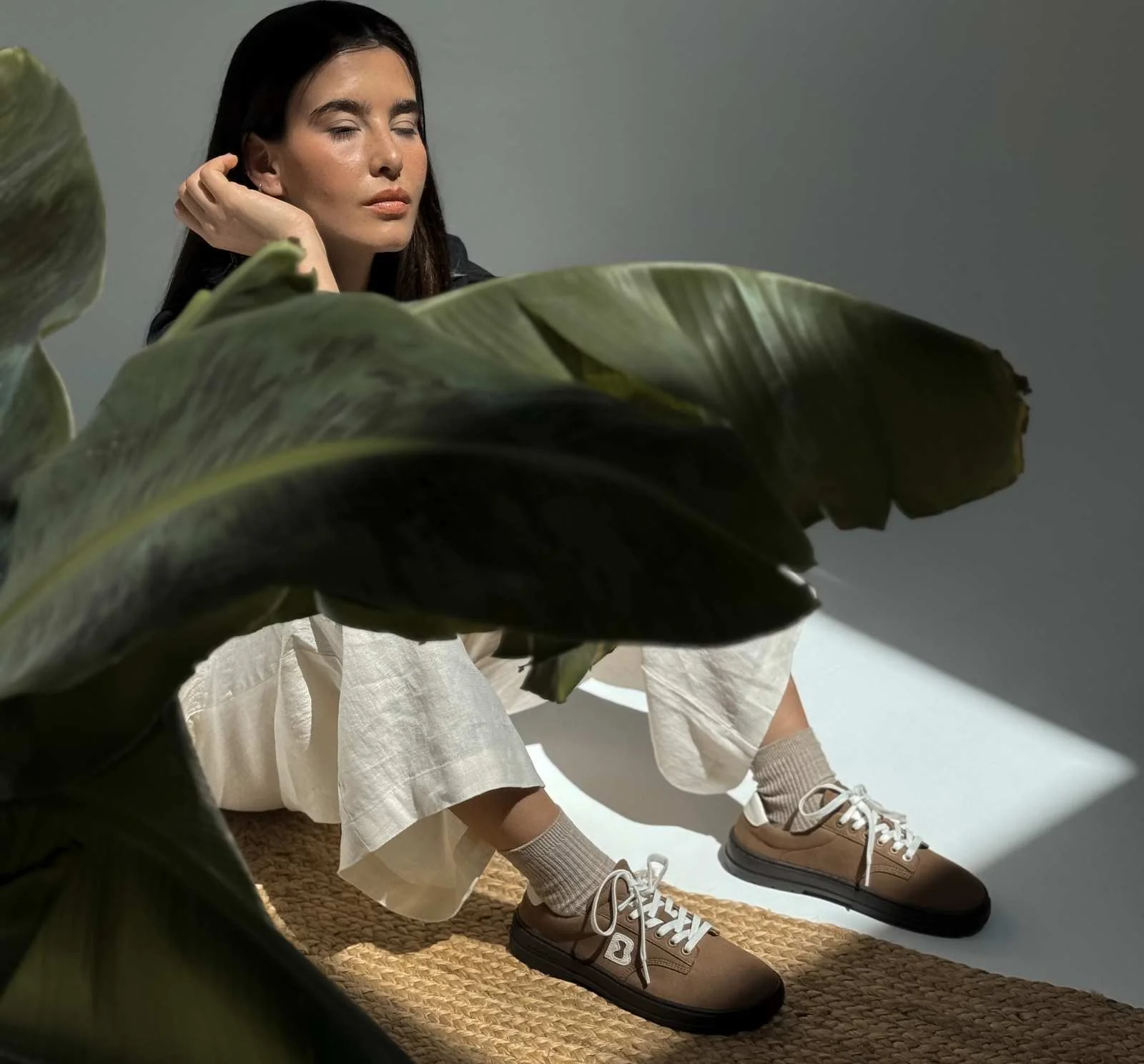 White Oak Suede Barefoot Shoe - Scent